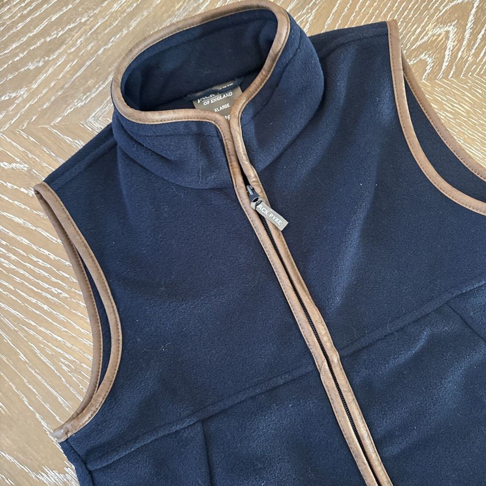Jack Pyke Ladies X-LARGE CountryWear NAVY Fleece Gilet Warm Body Warmer EXCELLEN